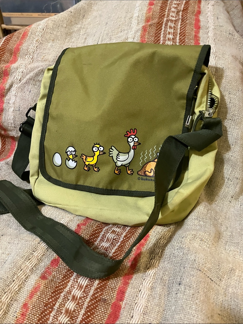 Kukuxumu messenger bag with chickens - Picture 8 of 8
